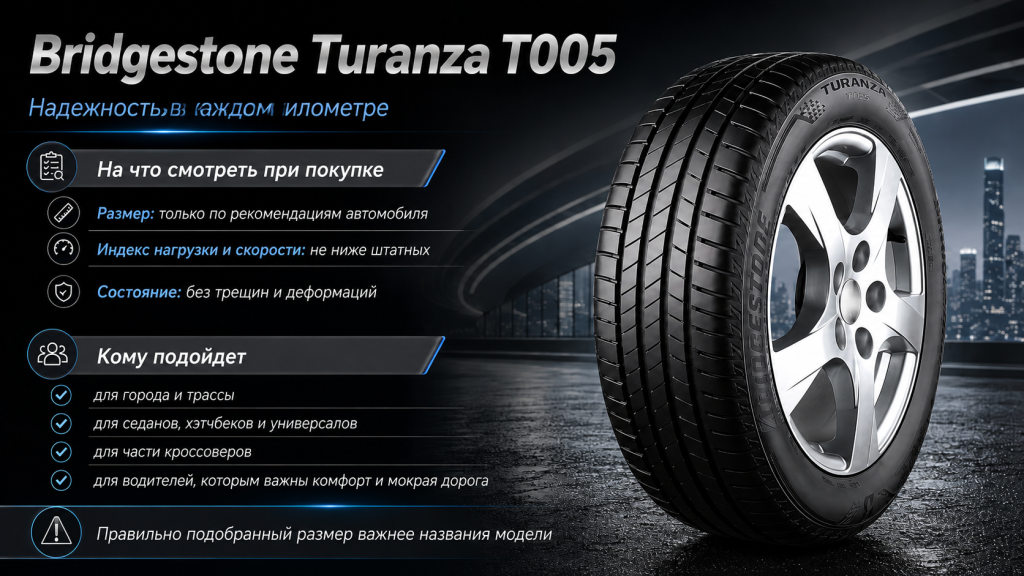 Bridgestone Turanza T005