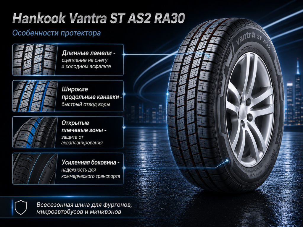 Hankook Vantra ST AS2 RA30