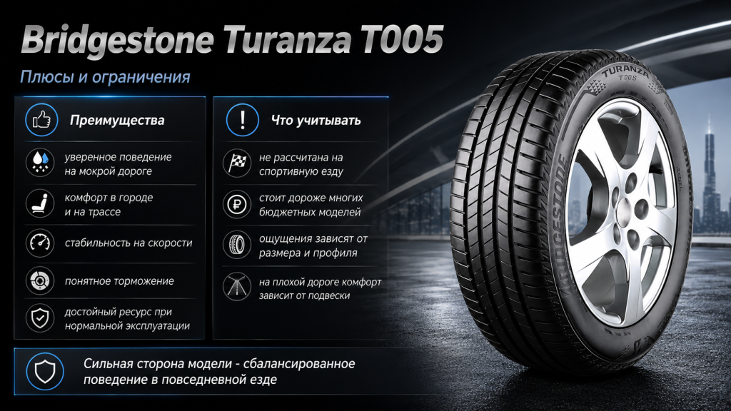 Bridgestone Turanza T005