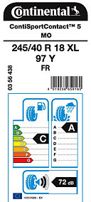 Continental ContiPremiumContact 5 SUV 225/60R17 99H